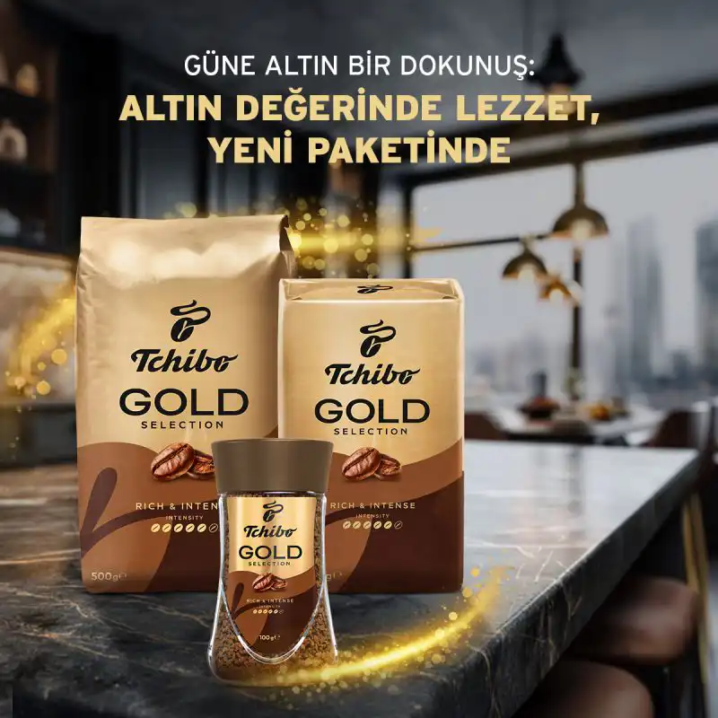 Tchibo Gold Selection ile Güne Altın Bir Dokunuş 