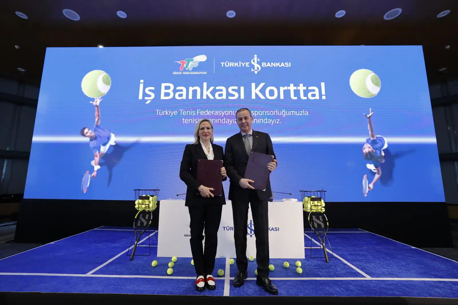 “İş Bankası Kortta!” İş Bankası Türkiye Tenis Federasyonu’nun Ana Sponsoru Oldu